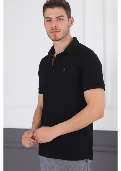 T8581 Dewberry Erkek T-Shirt-Siyah fırsatları