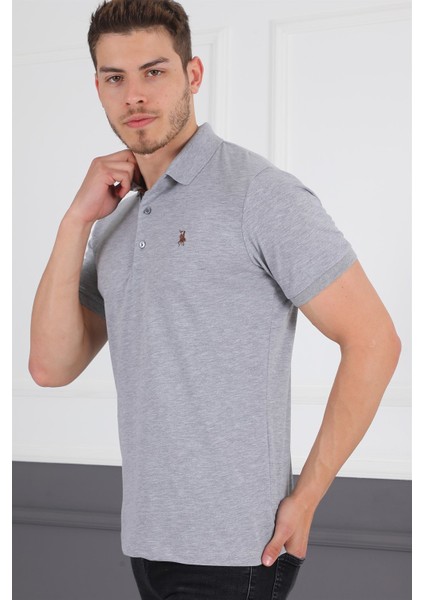 T8581 Dewberry Erkek T-Shirt-Gri fırsatları