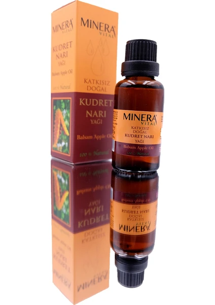 Minera Vital Kudret Narı Yağı 30 ml Katkısız Içilebilir & Sürülebilir