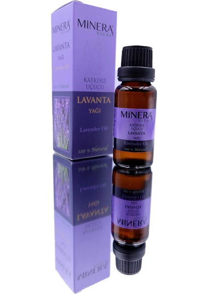 Minera Vital Lavanta Yağı 20 ml Katkısız Içilebilir & Sürülebilir