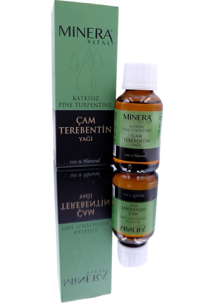 Minera Vital Çam Terebentin Yağı 50 ml Katkısız Sürülebilir