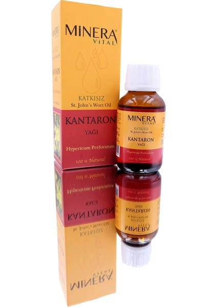 Minera Vital Kantoron Yağı 50 ml Katkısız Içilebilir  Sürülebilir