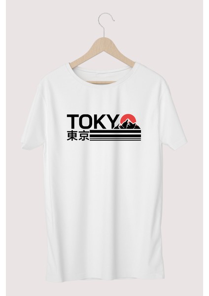 Tokyo Baskılı Kadın T-Shirt