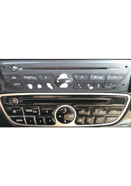 Renault Fluence Megane 3 Clio 3 Eski Model Teyp Tuş Takımı
