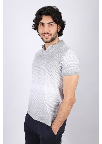 Erkek Polo Yaka T-shirt %100 Pamuk Tişört