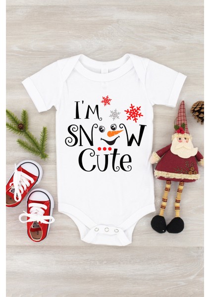Snow Cute Kısa Kol Çıtçıtlı Bebek Body