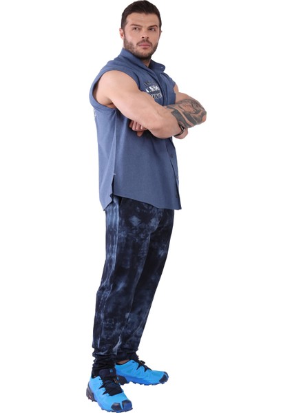 Eşofman Altı Batik Desen Şalvar Kesim Pantolon Big Sam 1262