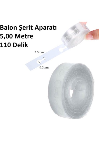 Balon Zincir Aparatı 5.00 Metre Uzunluk ve 110 Balonluk
