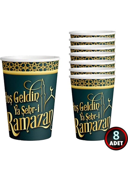 Hoşgeldin Ramazan Bardak - 8 Adet