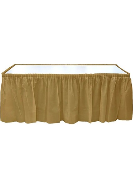 Masa Eteği, Plastik, 75 cm x 426 cm, Altın fiyatları
