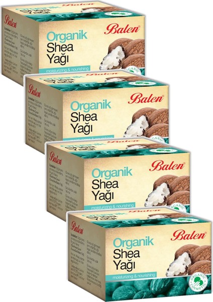 Shea (Butter) Yağı Sertifikalı 50 ml 4 Lü