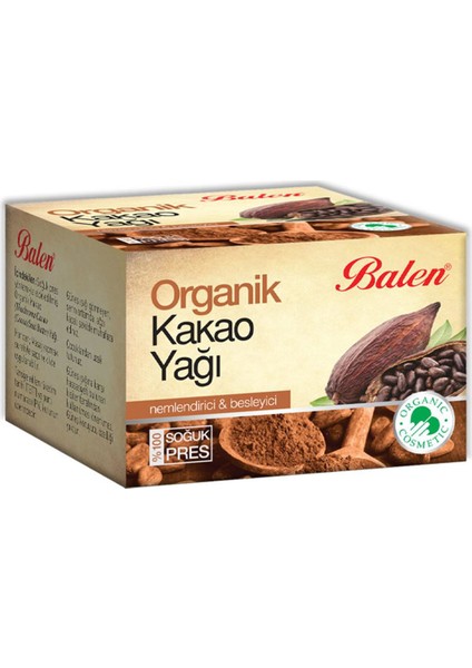 Organik Kakao Yağı Soğuk Pres 50 ml 4 Lü