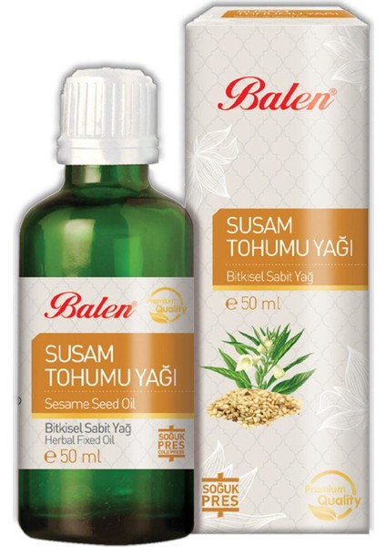 Susam Tohumu Yağı Soğuk Pres 50 ml 4 Lü