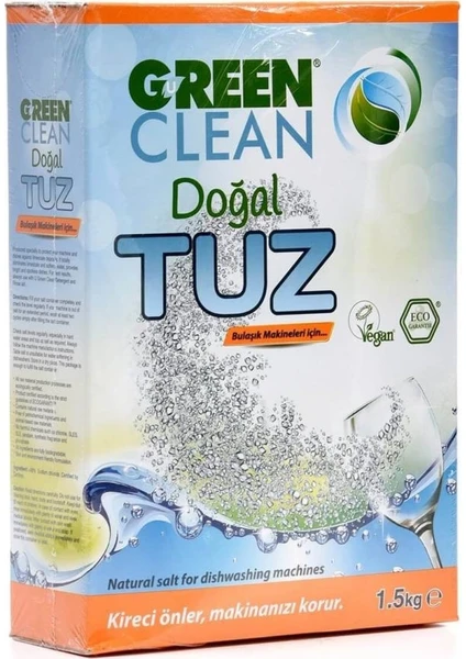 Green Clean Organik Bulaşık Makinesi Tuzu 1500 ml