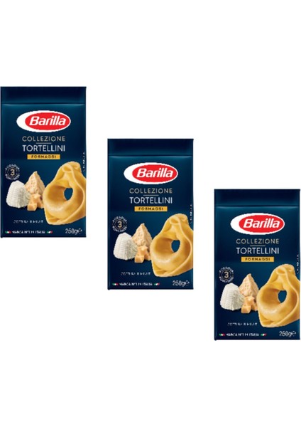 Tortellini Formaggi (3 Peynirli Dolgu) Makarna 250 gr x 3 Lü