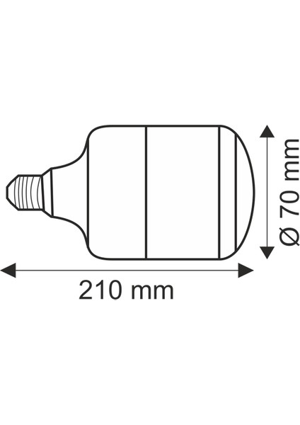 50W LED Ampül Beyaz