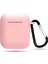 - Apple Airpods - Kılıf Darbelere Karşı Dayanıklı Standart Silikon Kılıf - Pembe Açık 1