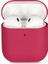 - Apple Airpods - Kılıf Darbelere Karşı Dayanıklı Silk Silikon Kılıf - Pembe Koyu 1