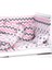 Pembe Gri Zigzag-Yıldız Bebek Uyku SETI 60X120 (7parça) 2