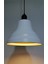 retro,vintage mutfak,oda,cafe,oteller için beyaz 1xe27 metal sarkıt avize çap:27cm 1