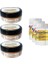 Whitening Cream 50 ml Arnavut Kremi Aklık Kremi 3 Adet + Russıan Glare Tüy Dökücü Azaltıcı Merhem 50 ml 3 Adet 1