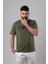 Regular Fit Sıfır Yaka Penye Erkek T-Shirt 1