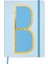Monogram Harf Baskılı Defter: B 1