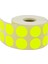 25 mm Fosforlu Sarı Nokta Etiket 2000'LI Rulo 1