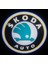 Skoda Pilli Yapıştırmalı Kapı Altı Logo Mesafe ve Karanlık Sensörlü 3