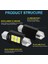 Platinium 31MM Japon Tip Kısa Sofit LED Ampul 6 Ledli Güçlü Işık 3