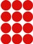 Renkli Yuvarlak Sticker (2,5x2,5 Cm) 1