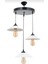 RIOLİGHT RETRO,VİNTAGE,RUSTİK 3XE27 DUYLU METAL SARKIT AVİZE ÇAP:30CM 1
