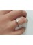 F Renk 0,22 Karat Baget Pırlanta Yüzük 0423R0125 5