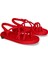 Ibiza Kauçuk Tabanlı Çocuk Halat Sandalet - Kırmızı 3