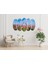 Mor Sarı Çiçekler Mdf TABLO-0805 3