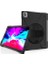 Apple iPad Pro 12.9 2020 Ekran Koruyuculu Defender Kılıf Sert Sağlam Silikon 360 Dönen Askılı Tablet Kılıfı 1