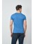 Çetinkaya Mentality Bisiklet Yaka Erkek T-Shirt Indigo 4