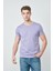 Çetinkaya Mentality Bisiklet Yaka Erkek T-Shirt Mor 2