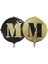 Folyo Balon Harf M Gold-Siyah 18'' 1