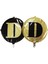 Folyo Balon Harf D Gold-Siyah 18'' 1