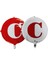 Folyo Balon Harf C Kırmızı 18'' 1
