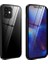 Apple iPhone 12 Mıknatıslı 360 Derece Ön ve Arka Cam Full Korumalı Manyetik Kılıf AL-33926 Siyah 1