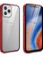 Apple iPhone 12 Pro Mıknatıslı 360 Derece Ön ve Arka Cam Full Korumalı Manyetik Kılıf AL-33927 Kırmızı 1