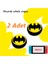 Nintendo Switch 2 Adet Batman Kabartma Desenli Analog Başlığı 1