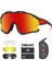 Polarize Anti-Uv Outdoor 4 Lens Ultra Hafif Spor Motorsiklet Bisiklet Güneş Gözlüğü 1