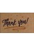 Kraft Thank You Yazılı Kartlar 6 x 10 cm 1