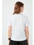 Yakası Baskılı Bisiklet Yaka Basic Örme Tshirt Kadın Tshirt 5864054 5