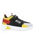 099 Sneakers Fashion Filet Ayakkabı Siyah Buz Sarı 2