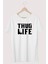 Thug Life Baskılı Kadın T-Shirt 1