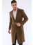 PLT8400 Dewberry Erkek Palto-Camel 1